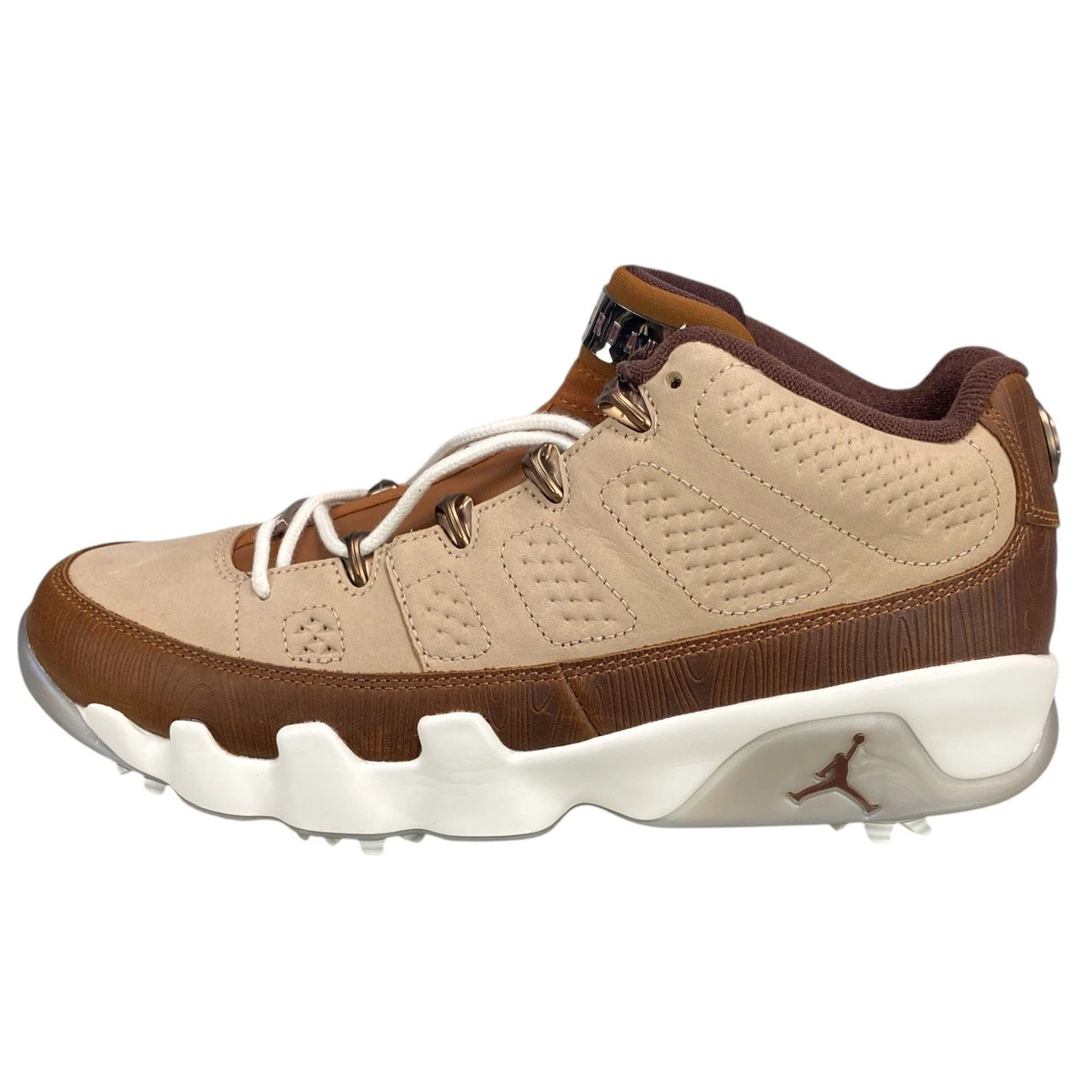 Happy Life Wood x Air Jordan 9 Golf Low Woodgrain for Sale
