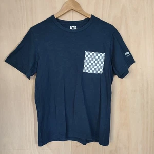 Uniqlo Men's Omotenashi Wagashi Navy Pocket T-Shirt Short Sleeve Size Medium - Picture 1 of 12