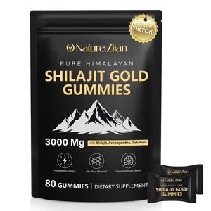 Shilajit Gummis für Männer & Frauen - Pure Himalaya Shilajit Gold Gummies Rich... - Bild 1 von 6