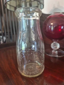 Homestead Resort Omni Hotel Dairy 51 Siegel 1/2 Pint geprägte Milchflasche - Bild 1 von 5