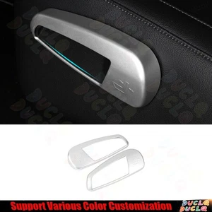 Seat Adjustment Button Switch Panel 2PCS For Ford Edge 2015-18-2020 Matte Silver - Bild 1 von 9