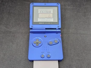 B386 Nintendo Gameboy Advance SP console Azurite Blue Japan GBA x - Picture 1 of 8