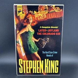 Stephen King Hard Case Crime Box Set Books Joyland Later Colorado Kid - Picture 1 of 16