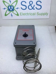 Dayton 2E848 SPDT Temperature Controller 120/208/240/277 VAC 16 Amps 4X - Picture 1 of 9