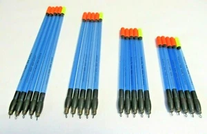 PRESTON STRAIGHT DURA WAGGLERS FIXED LOADING SET OF 5 MIXED COLOURS CHOOSE SIZES - Picture 1 of 36