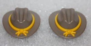 Playmobil Hut "  Grau Gelb "  2 Stück Western ACW Soldaten  Nordi Südi - Bild 1 von 2