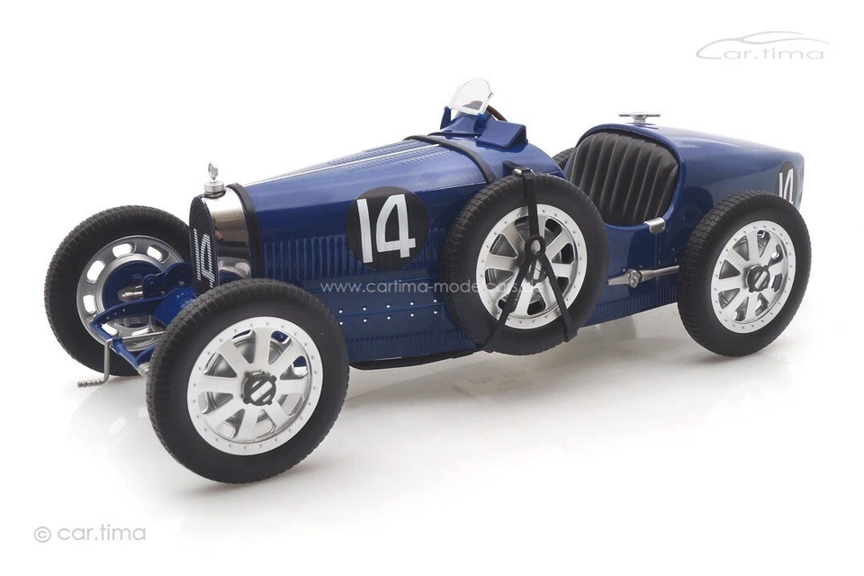 NOREV 125703 1/12 Bugatti T35 1925 Dark Blue Model Car