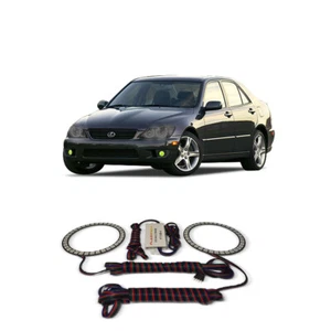 Bright Green Angel Eye Fog Light Halo kit for Lexus is300 01-05 - Picture 1 of 3