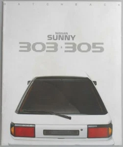 Folleto Nissan Sunny 303/305 1986 - Imagen 1 de 7