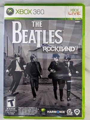 The Beatles Rock Band Xbox 360 nunca usado con juegos manuales de EA Foto 1 de 4