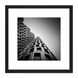 Warby Hotel Motel One Upper West Berlin Photo Square Framed Wall Art 9X9 In - Picture 1 of 17