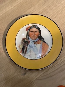 Antique Siwanoy Golf Country Club Lamberton Scammell Plate C1931 Native American - Picture 1 of 10