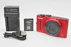 Nikon COOLPIX S8100 12.1MP Kompakt Digitalkamera Rot HD 10x Zoom aus Japan - Bild 1 von 7