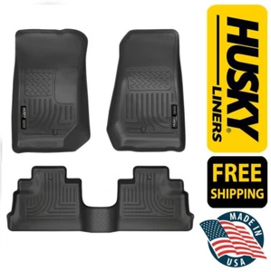 Black Husky Weatherbeater For Wrangler Unlimited 4 Door - Choose Liners - Picture 1 of 6