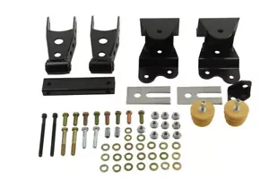 Belltech Leaf Spring Shackle Hanger Kit 4" Drop For 88-98 GM C1500 Extended Cab - Foto 1 di 3