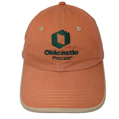Sombrero Oldcastle Prefabricado Correa Naranja OS Ajustable Bordado Autoridad Portuaria Foto 1 de 4