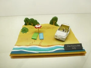 DIORAMA FIAT NUOVA 500 JOLLY BEACH - 1:43 - VERY GOOD CONDITION - Imagen 1 de 5