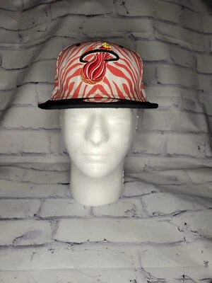 New Era Miami Heat Safari Print Snapback Hat - Image 1 of 4