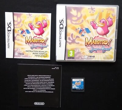 Maestro! Jump In Music - US SELLER - Nintendo DS PAL Complete - Region Free CIB - Image 1 of 4