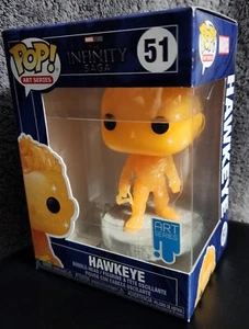 Funko POP! Künstlerserie: Marvel Infinity Saga | Hawkeye | #51 mit weichem Schutz - Bild 1 von 6