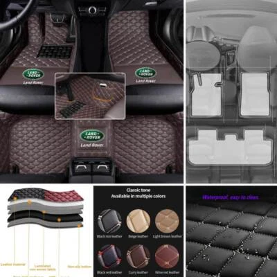 Alfombrillas personalizadas impermeables para todo tipo de clima para Land Rover Range Rover Foto 1 de 4