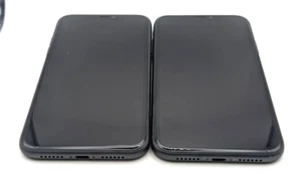 Apple iPhone 11 64GB A2111 Black 85% 76% Battery Health (Unlocked) Lot of 2 - Picture 1 of 5