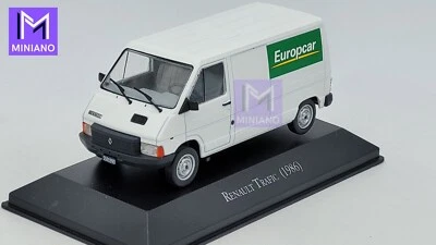 RENAULT TRAFIC FOURGON BLANC 1986 EUROPCAR SALVAT 1/43ème - Photo 1/4