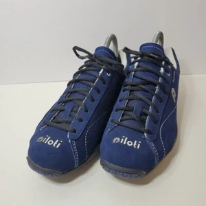 Herren Piloti Driving Schuhe Prototipo Driving Schuhe Blau Wildleder Größe 7, EU 40 - LESEN - Bild 1 von 16