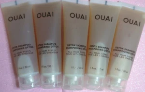 5 x Ouai Detox Shampoo je 1 Unze Reisegröße NEU - Bild 1 von 2