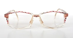 Cazal Vintage Eyeglasses - NOS - Model 513 - Col. 804 - Gold & Red, Pink Mosaic - Picture 1 of 3