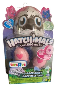 Hatchimals CollEGGtibles Paquete de 2 + Nest Toys R Us Solo Exclusivo Raro Original - Imagen 1 de 5