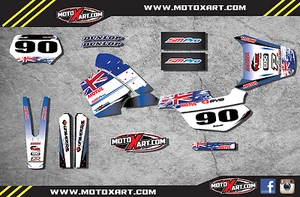 Kit Gráfico Completo Personalizado -ORGULLO AUSTRALIANO - Pegatinas Yamaha TT600 S-E 1992/2005 - Imagen 1 de 3