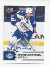 2017-18 Upper Deck AHL #26 Michael Bournival autograph