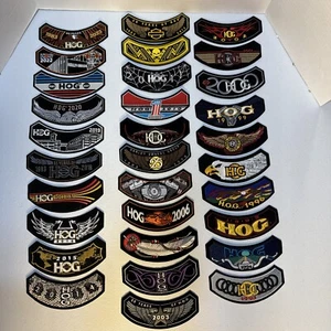 Lote de 31 balancines bordados HOG parches Harley Davidson propietarios 1993 a 2023 - Imagen 1 de 24