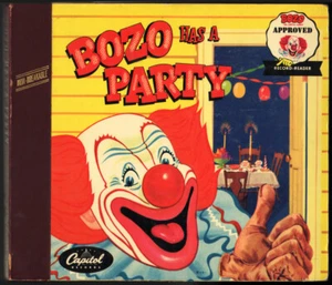 Vintage BOZO HAS A PARTY RECORD SET (1952) TWO 78 RECORDS Capitol - Picture 1 of 5