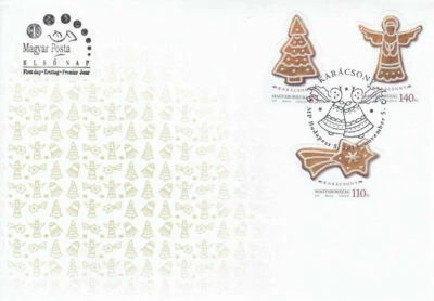 [SJ] Hungary Christmas 2013 Festival Angel (stamp FDC) *odd shape *unusual - Image 1 of 4