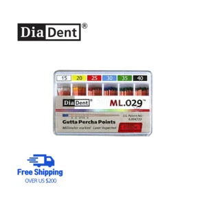 Diadent Dental Millimeter Marked Gutta Percha Points All Sizes - Picture 1 of 10