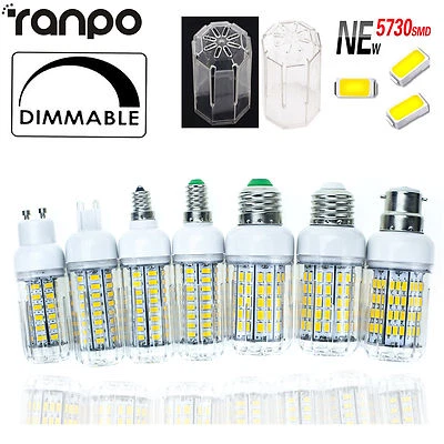 Dimmbare LED Mais Glühbirne E27 E14 B22 G9 GU10 57S0 SMD 12W 18W 24W 30W Lampe - Bild 1 von 4