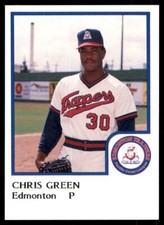 1986 ProCards Minor League Chris Green Edmonton Trappers #14