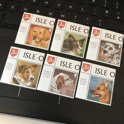 Isle of man Mint stamps 1996 Dogs  18 Sept 1996  Mint MNH See Photos - Image 1 of 3