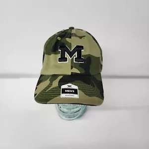 University of Michigan Fan Favorite Camo Strapback Hat - Picture 1 of 10