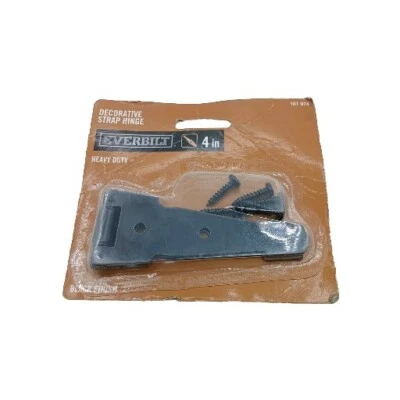 Everbilt Heavy Duty Decorative Strap Hinge Black 4 101974 - Image 1 of 3