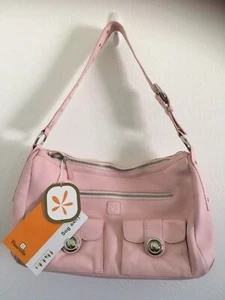 Fleurville Wickeltasche rosa Leder - Bild 1 von 5