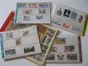 SWEDISH POSTAGE STAMP PACKS (5)-COVER SEVERAL TOPICS - Picture 1 of 11