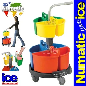 Numatic NC4 Car Valet Cleaner Chemicals Materials Polishes Storage Caddy Trolley - Picture 1 of 1