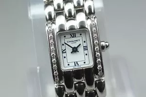 Chaumet Khesis 12K12951 Side Diamond Bezel Quartz Women's Watch ship From JAPAN - Picture 1 of 12
