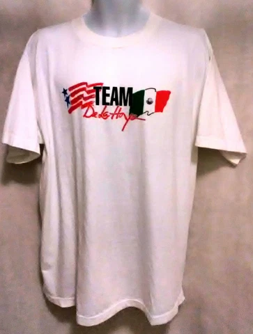 RARE Vintage 1998 Team Oscar De La Hoya Boxing Shirt XL White NEW F138 Cover