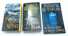 Set of 3 The Kingkiller Chronicle By Patrick Rothfuss PB Paperback