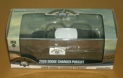1/43 Scale 2008 Dodge Charger Pursuit CHP Slicktop Police Car - Greenlight 86087 - Image 1 of 4