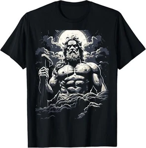 T-shirt NUOVA LIMITATA mitologia greca antico dio zeus - pre-restrinta 100% cotone te - Foto 1 di 3